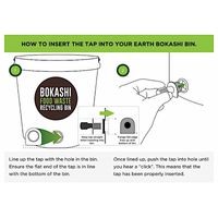 Earth Probiotic Bokashi Recycling Bin for Food Waste